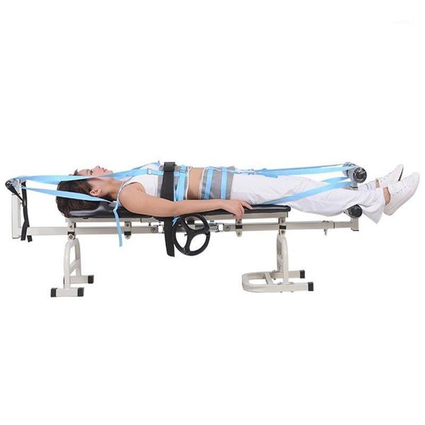 

new therapy massage bed table cervical lumbar traction bed traction body stretch spine ankle vertebra fatigue minor injurie1