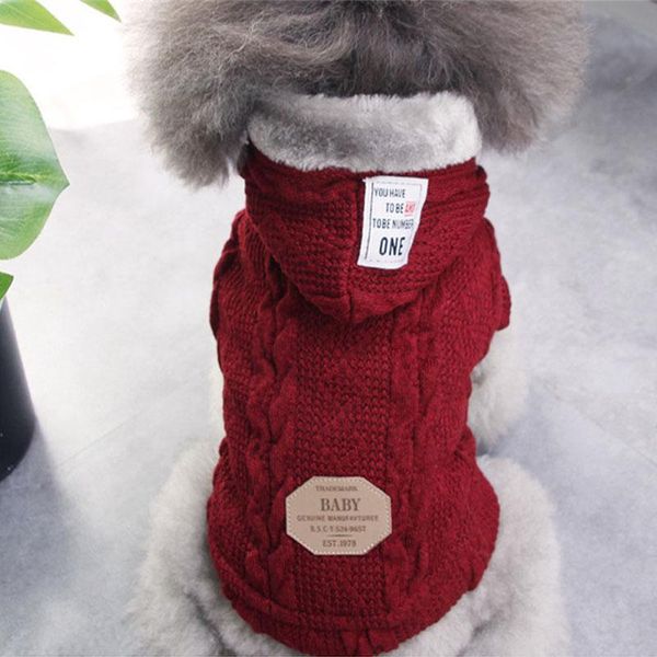 

2021 new pet costume autumn and winter pet clothes for small dogs sweater warm thick sweater chihuahua outfit everything for dog