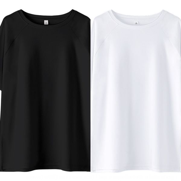 

medium and long t-shirtt-shirt t-shirt women's loose spring 2020 summer short sleeve ins trendy white versatile bottoming new i6thj