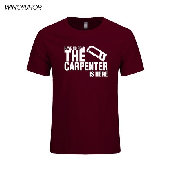 

have no fear the carpenter is here funny printed mens summer short sleeve casual crew neck tees hooded sweatshirt hoodie men t shirt