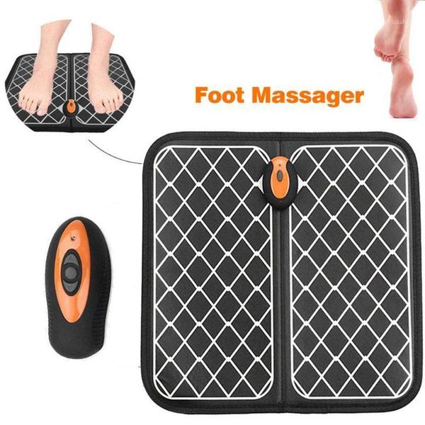 

electric ems foot massager pad muscle stimulator foot massage mat improve blood circulation relieve ache pain care1