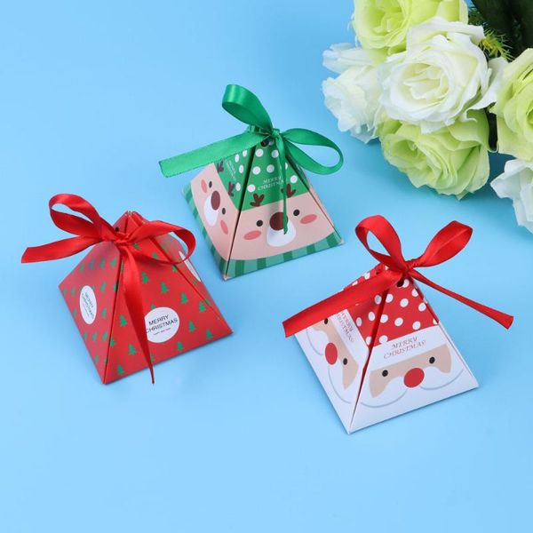 

30pcs christmas paper boxes party favors gift treats candy chocolate goodies boxes party supplies