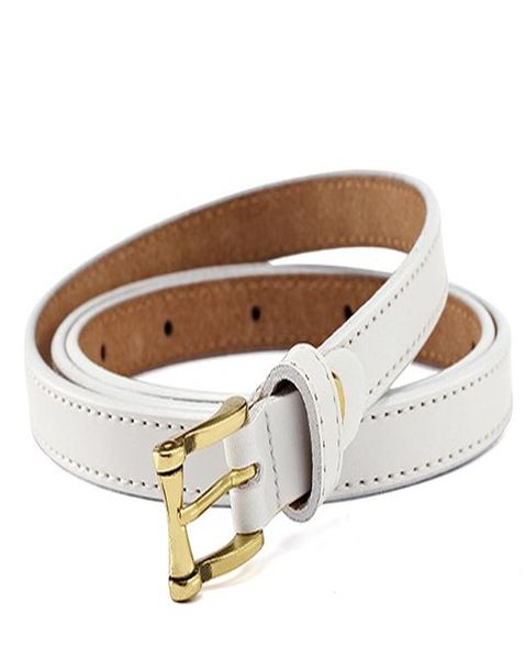 

cute style women belts thin genuine cowskin leather belt ladies vintage pin buckle cowboy belts jeans waistband black cowhide bbyehl, Black;brown