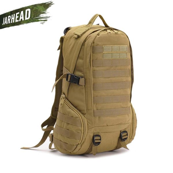 

camouflage outdoor backpack molle tactical rucksack men hiking camping climbing water resistant sport bags kg-671