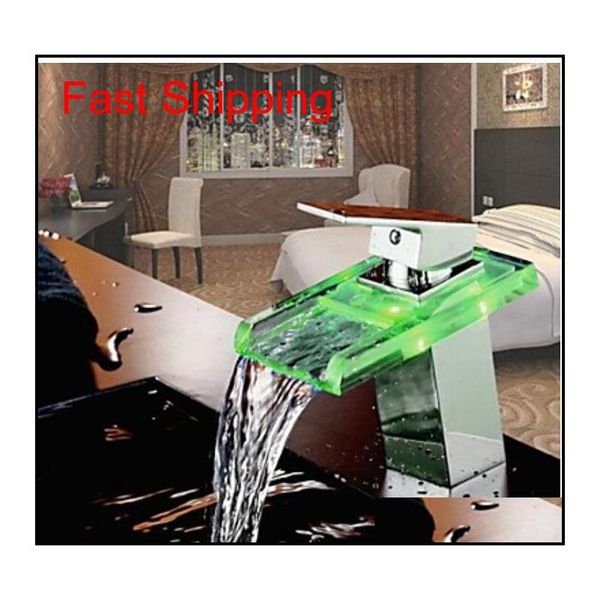 

modern waterfall chrome finish basin faucet one handle one hole qylukb bdesports