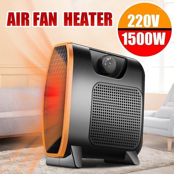 

220v 1500w portable air fan heater mini 3 gear adjustable electric heater blower fan radiator silent home office handy1