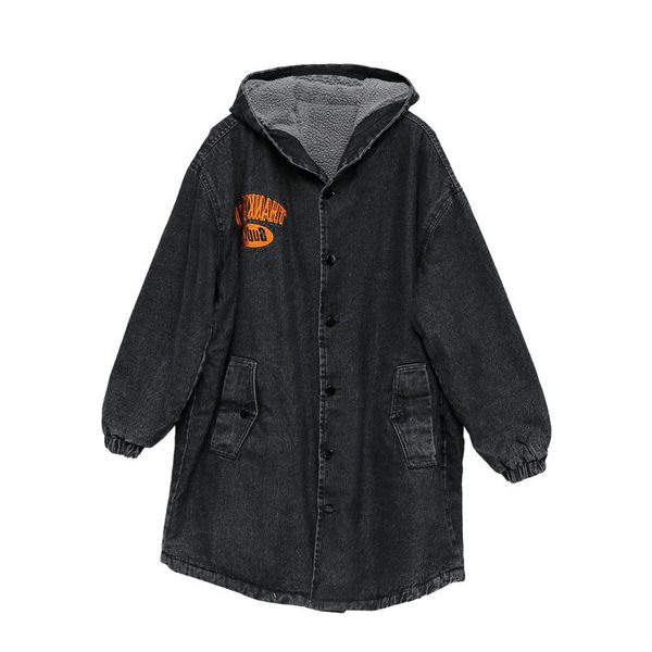 

m-5xl plus size jean windproof jacket women custom jackets