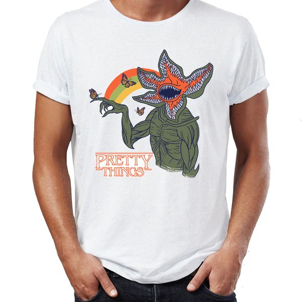 

men's t shirt stranger things 80s gaming demogorgon demodog awesome artwork printed tee sport hooded sweatshirt hoodie