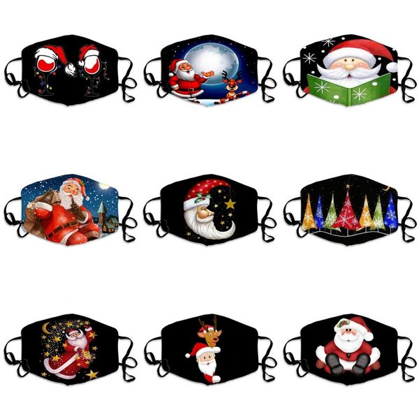 

running print washable mask riding prective cartoon bike con funny figuras cubrebocasproof mask ultraviolet hface simp#435, Black