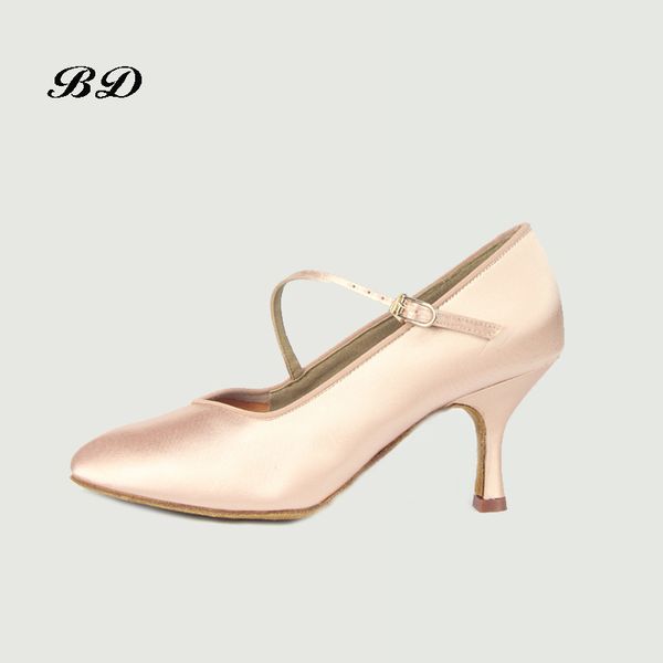 

girl sneakers dance shoes ballroom women latin shoes modern jazz imported satin wear-resistant sole bd 138 comfortable shine 201017