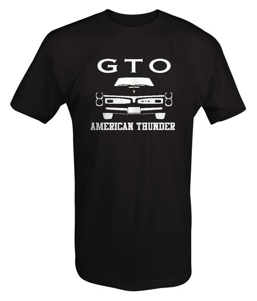 

sport 2019 new men summer classic american car fans gto goat american thunder front grill racing parts muscle car - t shirt