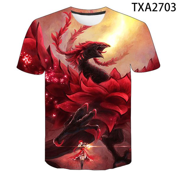 

new game yu gi oh boy girl 3d print shirts funny oversized harajuku men clothing