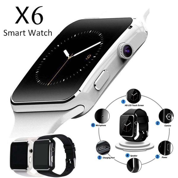 

x6 curved screen card internet bluetooth camera phone smart watch