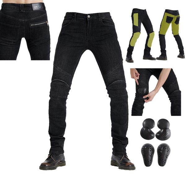 

2021 new biker for men motorcycle riding pants reinforce with aramid protection lining motocross racing trousers denim jeans hfu9
