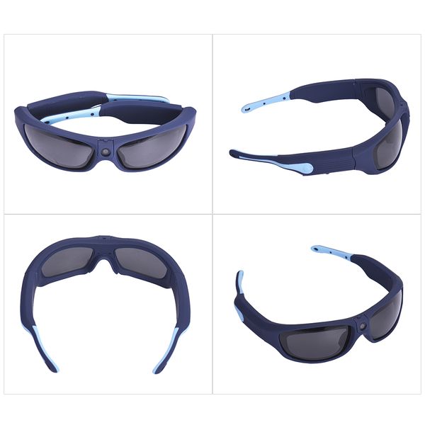 

outdoor sports action camera 1080p fhd with safety lenses sport design sunshine ip55 waterproof smart video recording sunglasses