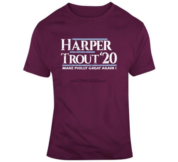 

harajuku streetwear shirt menharper trout harper 2020 baseball fan v2 t shirt sport hooded sweatshirt hoodie