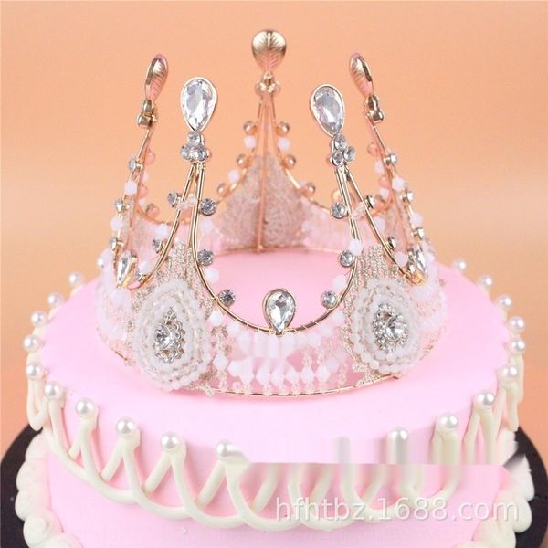 

duchl crown decoration accessories pearl accessory lace cakecake accessory cake decoration accessorieslace pearl crown pklrh