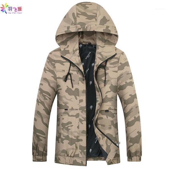 

spring autumn mens thin hooded jackets casual mens windbreaker jackets camouflage slim fit big size 8xl man jacket outdoor coats1, Black;brown