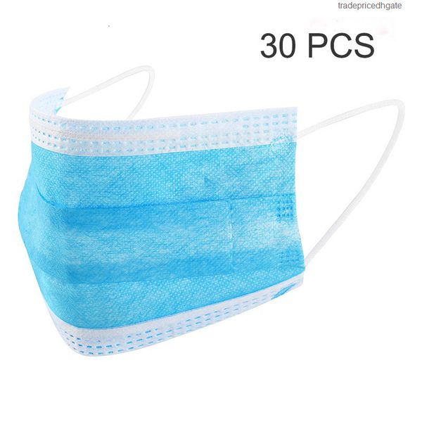 

face anti-dust masks 3layer non disposable woven dustproof mask earloop mouth cover 1xdai