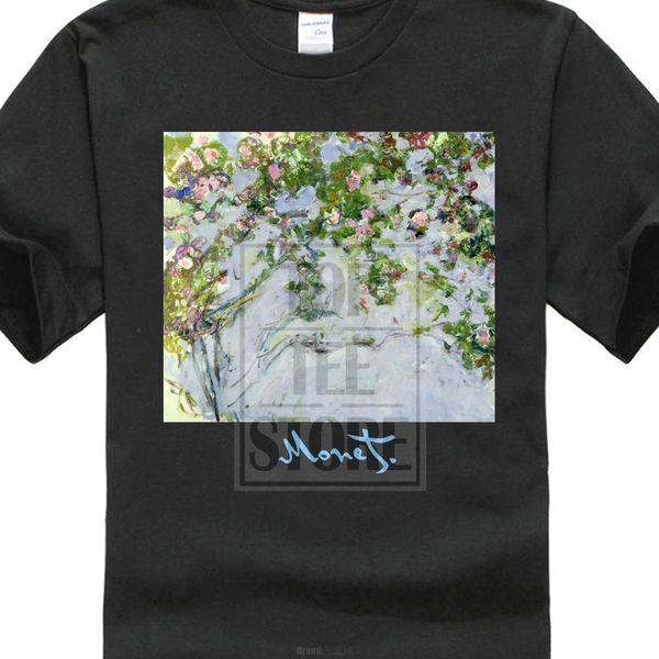 

les roses by claude monet 2018 fashion funny print cool hip hop casual summer hooded sweatshirt hoodie men t shirt
