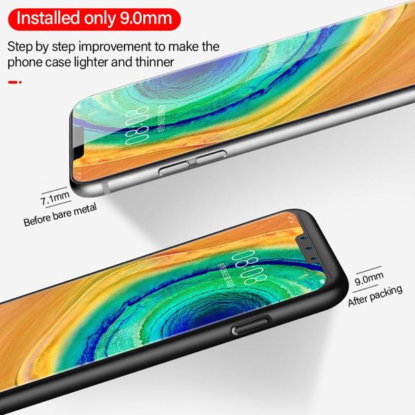 

роскошный 360 full cover матовый жесткий пк телефон чехол для huawei mate 30 20 10 9 p40 p30 p20 lite pro честь bbywpz packing2010