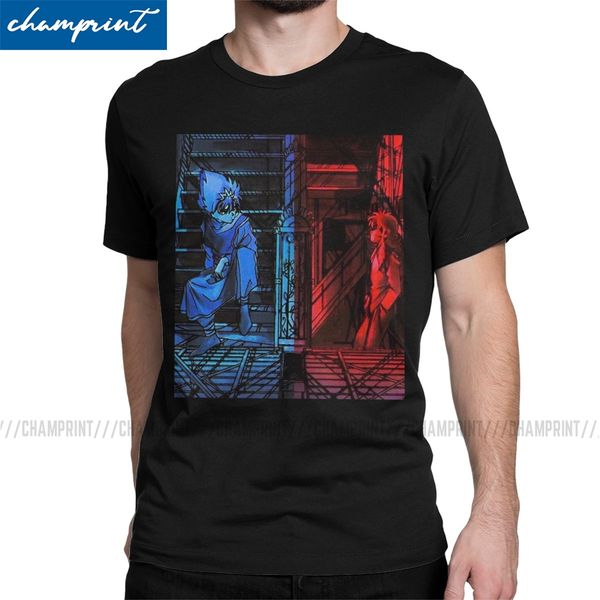 

hiei and kurama vintage round neck yu yu hakusho yusuke anime tees short sleeve plus size sport hooded sweatshirt hoodie men t shirt
