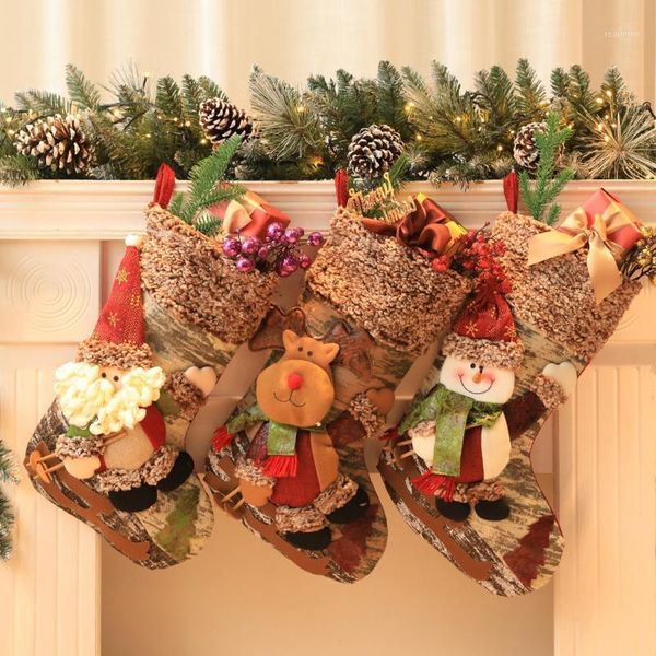 

christmas stocking decorations ornament natal 2020 noel santa claus sack merry christmas tree hanging candy gift bags1