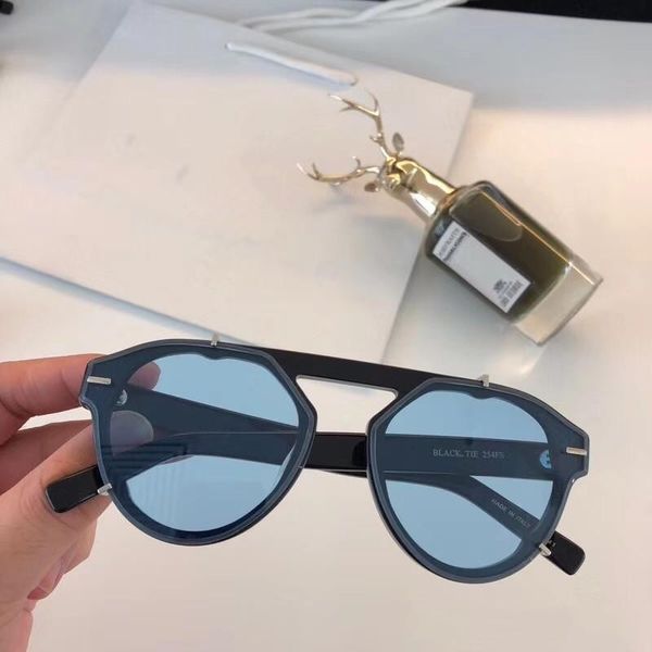 

New top quality 254 mens sunglasses men sun glasses women sunglasses fashion style protects eyes Gafas de sol lunettes de soleil with box, White;black
