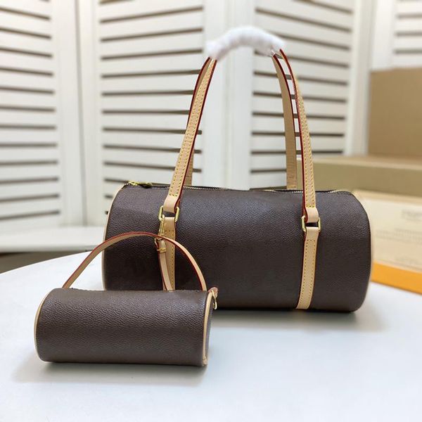 

2021 new 2 in 1 clutch bag m40711 31cm women handbag fashion shoulder bag genuine leather women travelling bag parisdesignbag