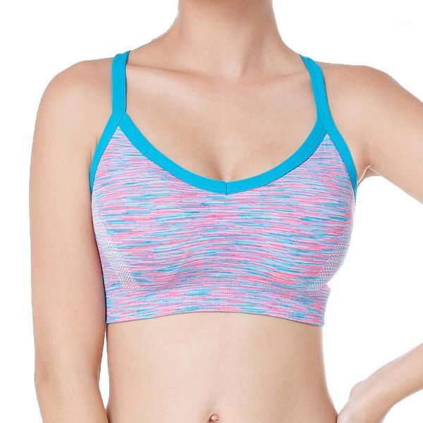 

gym clothing women knitting seamless bodybuilding push up sport bra lingerie backless sports for gym1, White;black