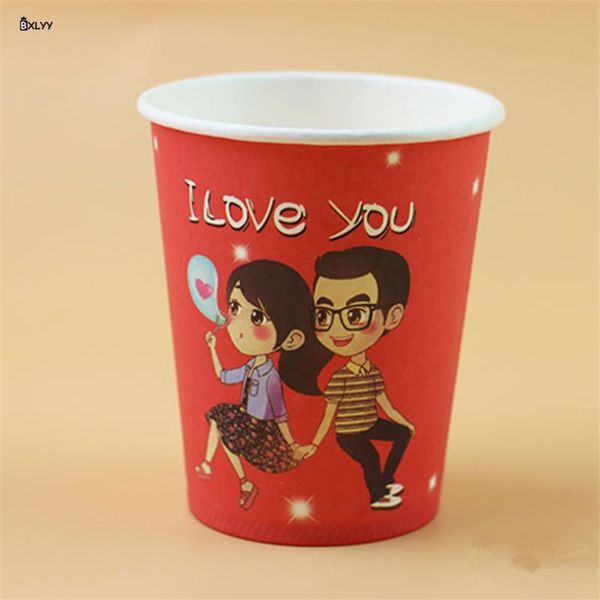 

10pc kitchen disposable paper cup wedding party decoration kitchen accessories gadget tableware coffee mug wine glasses cup.75z wmtbzs