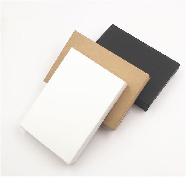 50 stücke Kraft / weiß / schwarz Papier Schubladenkasten für Festivalbedarf Verpackungspapier Mini Kasten Souvenir Sto Jlluzz