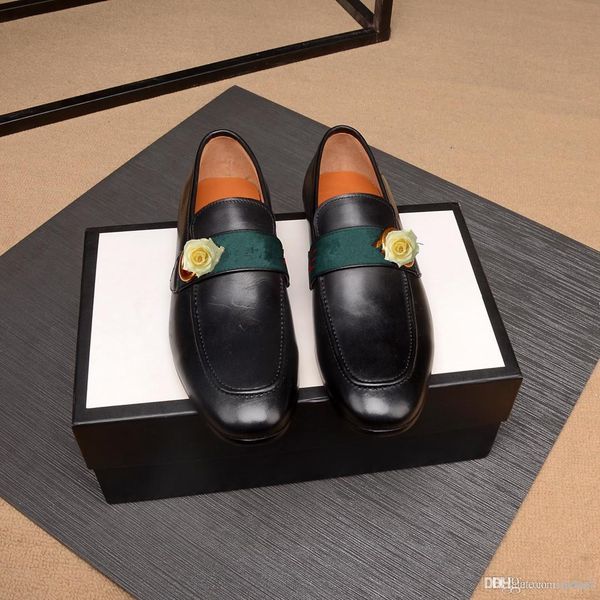 

c8 men's dress shoes leather fashion style casual lace-up vintage classic business shoes for men zapatos de hombre 33, Black