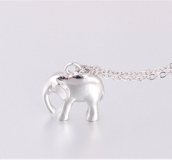 

elephant necklace family stroll charming simple temperament jewelry chocker necklace, Silver