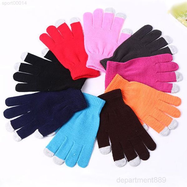 

touch screen gloves men women mittens female winter full finger stretch comfortable breathable warm glove owe2004