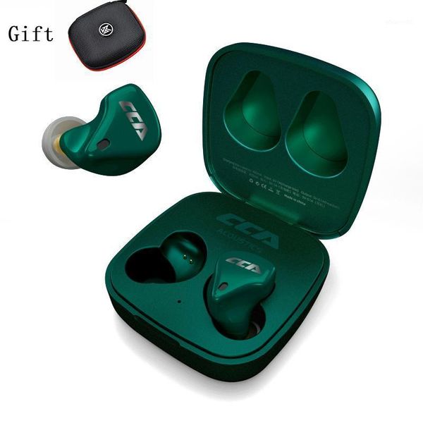 

new cca cx10 tws true wireless bluetooth headset earphone v5.0 4ba+1dd hybrid hifi stereo sport headset for s1 ca16 c10pro cx41