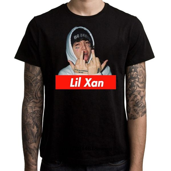 

t shirt lil xan fashion rapper hip hop graphic tee shirt men's round neck cotton t-shirt short sleeves sport hooded sweatshirt hoodie