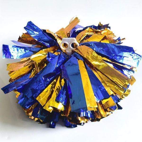 

students pompons handhe cheerleader pom poms cheerleading dance party football club decorated blue silver pompom kids children1