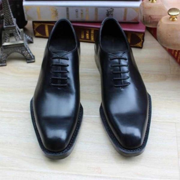 

sipriks пользовательские плотная кожа soled платье обувь мужская whole cut oxfords итальянский заказ goodyear фальцовые смокинг обувь свадеб, Black