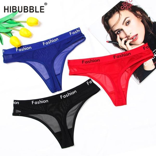 

mesh g-string thong panties string underwear women briefs thin lingerie pants intimate ladies letter low-rise style1, Black;pink