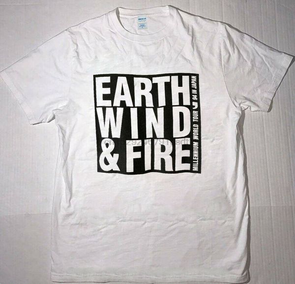 

vintage 90s earth wind fire tour 94 in japan tour t shirt sz sport hooded sweatshirt hoodie