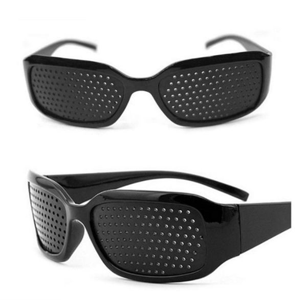 

2020 glasses black pin eye new small hole anti fatigue goggles natural healing training cycling eyewear care exercise5