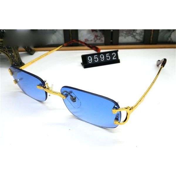 

fashion sunlasses frame men sunglasses gold rimless eyeglasses for man clear lens prescription spectacle 95952, White;black