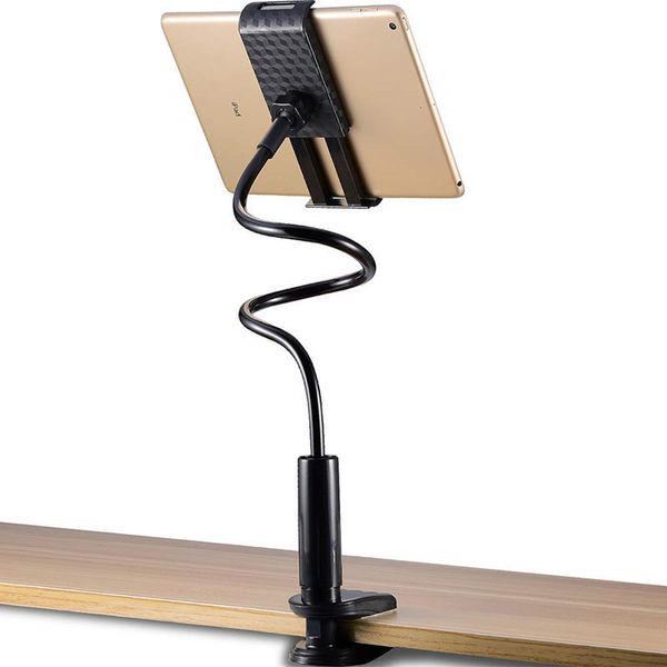 

mobile universal 4.7 to 15 inch phone & stand holder on bed desfor ipad samsung huawei tablet stands