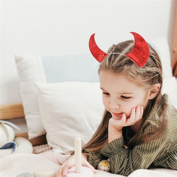 

3шт halloween horn hair hoop стильный головной убор горнс головной убор рог оголовье хэллоуин оголовье для костюма jllnmr home003