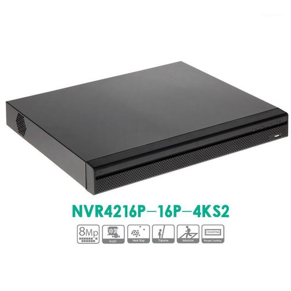 

16ch 8mp 4k&h.265 smart 1u lite network video full hd 1080p recorder with 16poe ports 2 sata iii ports nvr4216-16p-4ks21, Black;white