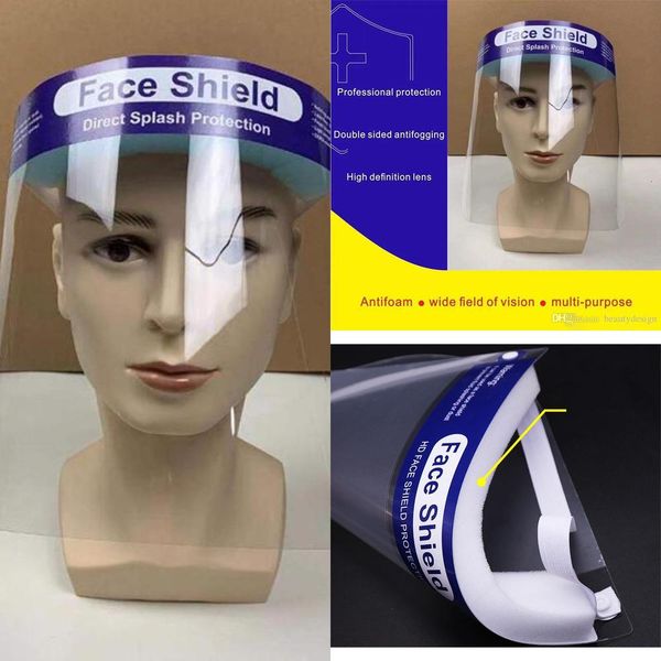 

shield safety tool anti-fog stock faceshield wholesale transparent cover protective mask us full ship premium pet material film face xjeqj