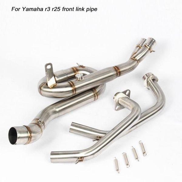 

51mm front connecting pipe link stainless steel system for r25 r3 2020 20201