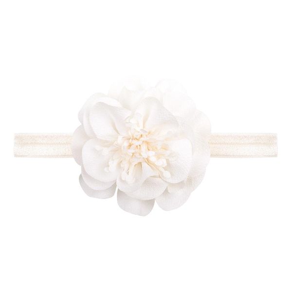 

12 colors solid flower baby headband kids ribbon elastic hair bands for girls headbands children turban hair accessories gift q sqcyuv