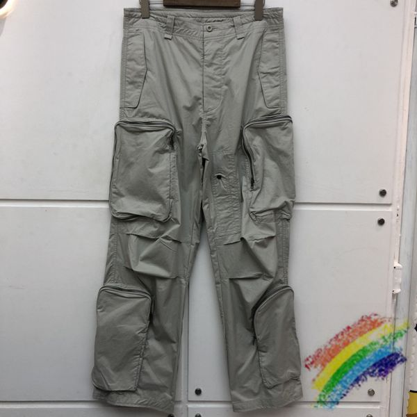 

multi-pocket cargo pants men women joggers drawstring sweatpants trousers, Black